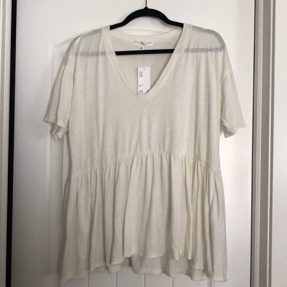 Truly Madly Deeply peplum top